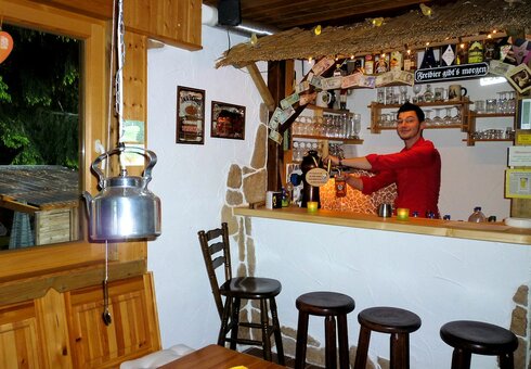 Blick in das Valentinsstübchen