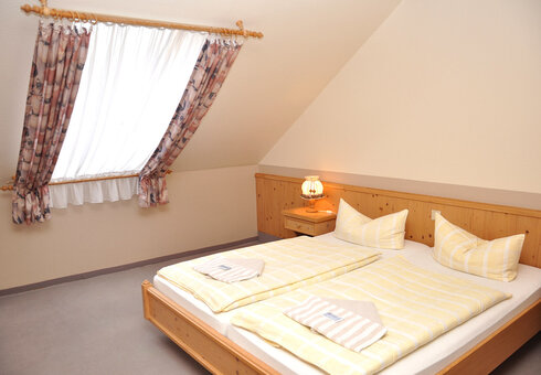 Blick in ein Gästezimmer