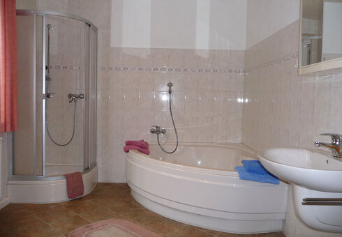 Blick in ein Badezimmer