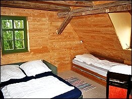 Blick in ein Gästezimmer