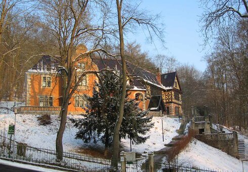 Palais am Prinzenberg im Winter