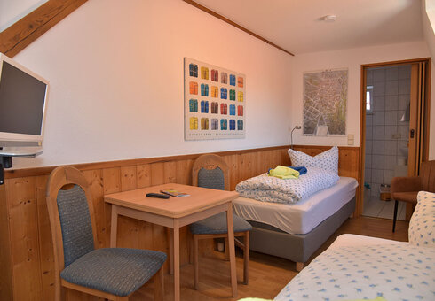 Beispiel kleine Fewo (Schlafzimmer)