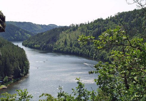 Blick auf die Saale