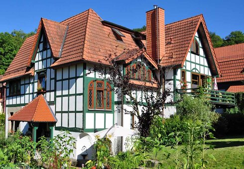 Pension Zum Burschen, Gartenansicht