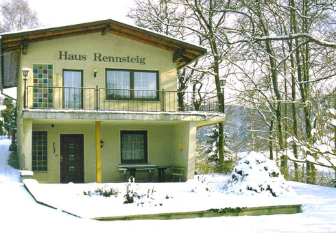 Ferienhaus Haus Rennsteig, Winteransicht