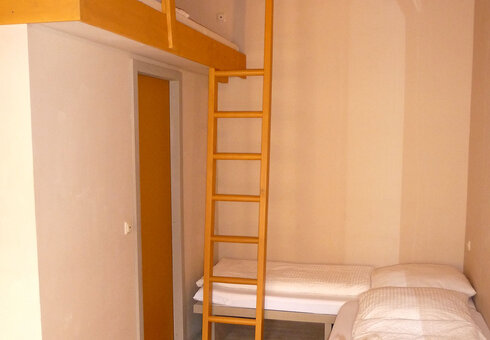 Blick in ein Gästezimmer