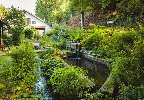 Kleines Kneippbecken am Museum