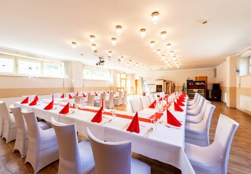 Blick in das Kaminzimmer