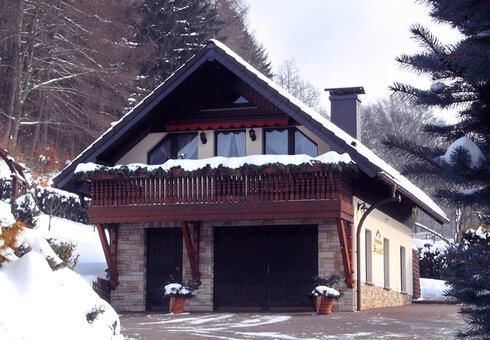 Ferienhaus Haus Sonnenschein, Winteransicht