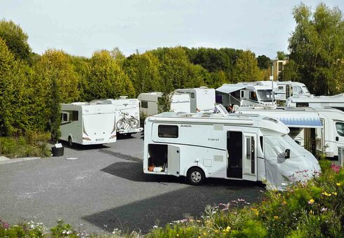 Stellplatz für Wohnmobile