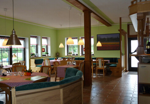 Blick in das Bistro