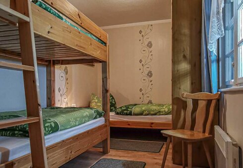 Blick in ein Gästezimmer