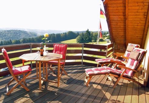 Loggia mit Ausblick