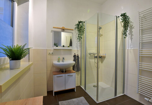Bad mit Dusche / WC