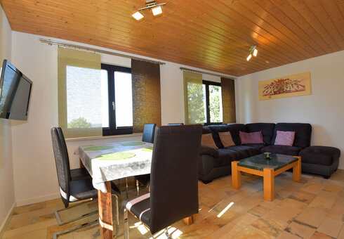 Blick in das Wohnzimmer