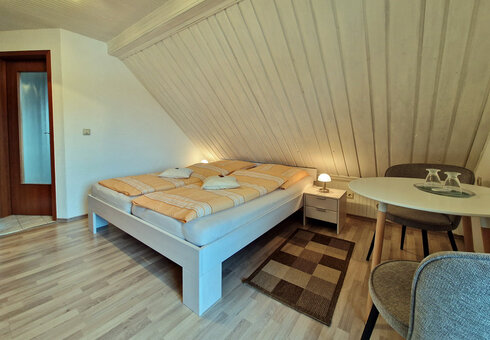 Blick in ein Gästezimmer
