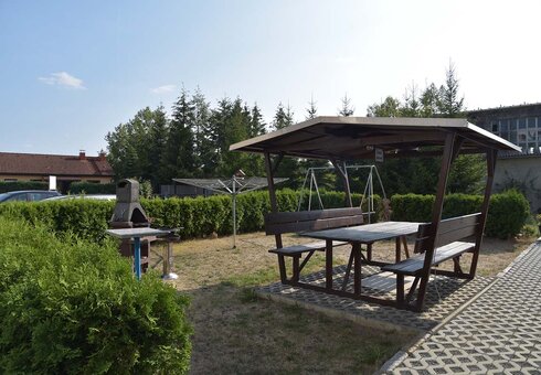 Terrasse vor dem Haus
