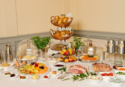 leckeres Frühstücksbuffet
