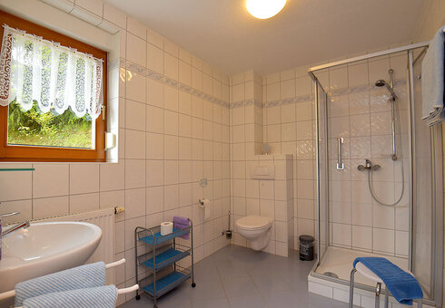 Bad mit Dusche / WC