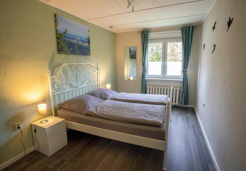 Blick in ein Gästezimmer