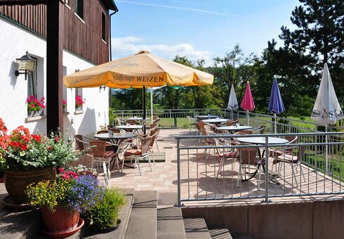 Terrasse am Hotel