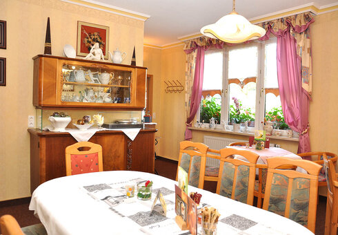 Blick in den Frühstücksraum