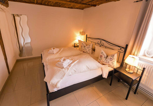 Blick in ein Gästezimmer