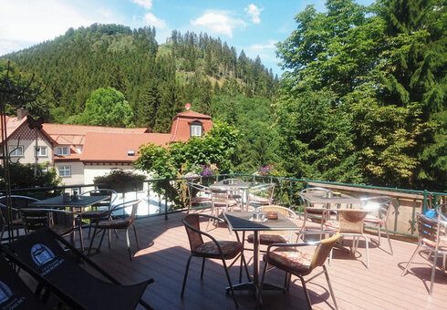 Auf der Terrasse