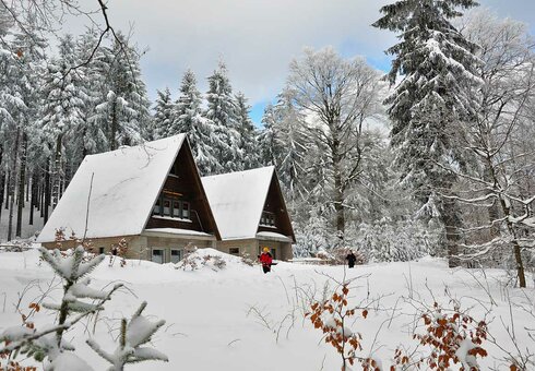 Ferienhäuser Ebertswiese im Winter