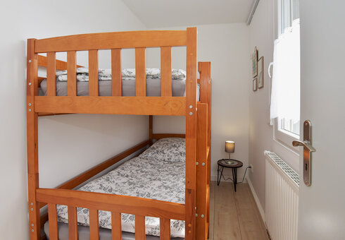 Schlafzimmer mit Etagenbett