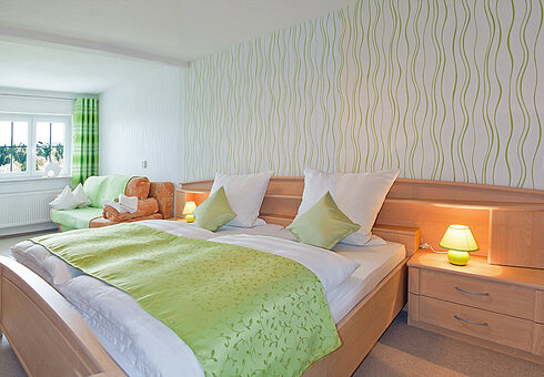 Schlafzimmer Panoramaferienwohnung