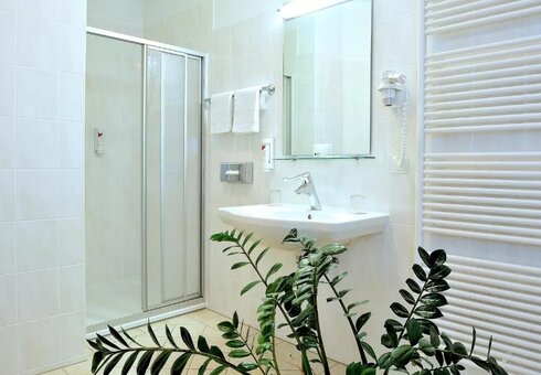 Blick in ein Badezimmer