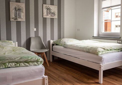Schlafzimmer mit Einzelbetten