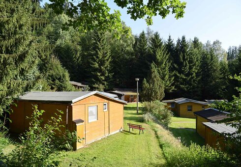 idyllische Lage der Bungalows