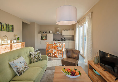 Blick in ein Ferienhaus