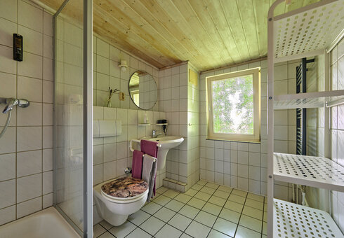 Blick in ein Badezimmer