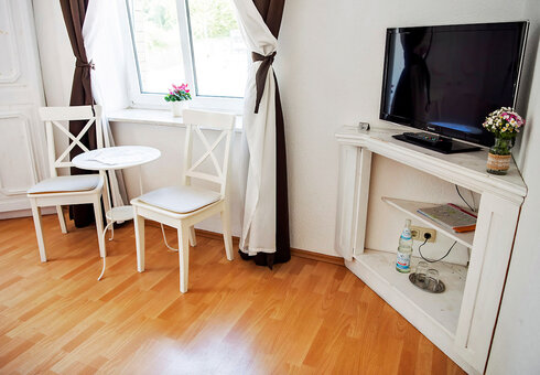 Blick in ein Gästezimmer