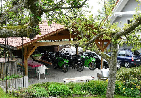 Unterstellmöglichkeiten für Motorräder