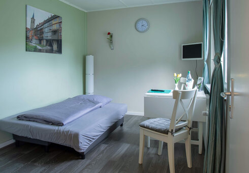 Blick in ein Gästezimmer