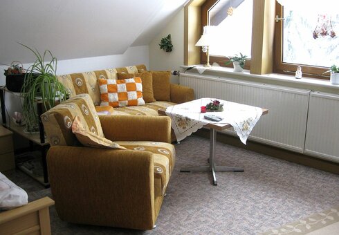 Blick in das Ferienhaus