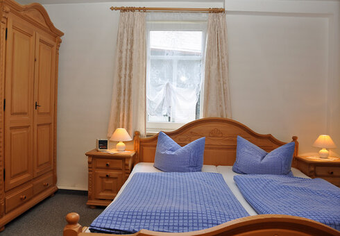 Blick in ein Gästezimmer