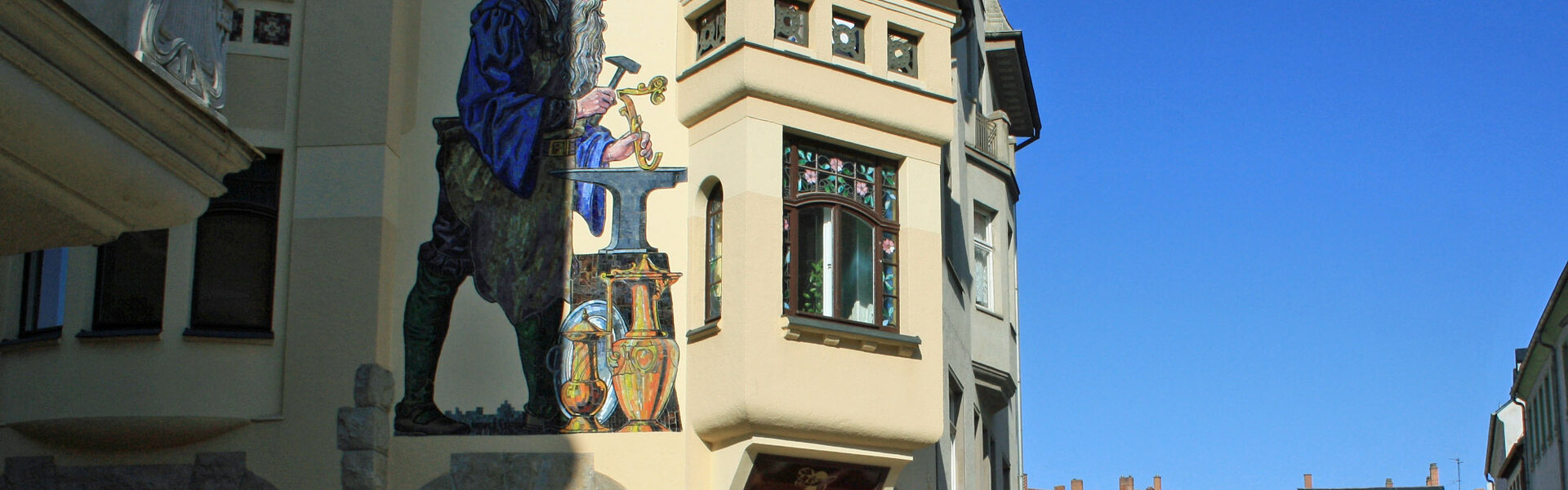 Straßenzug des Jugendstils