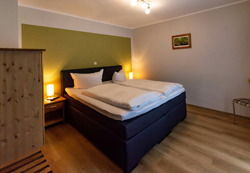Blick in ein Gästezimmer