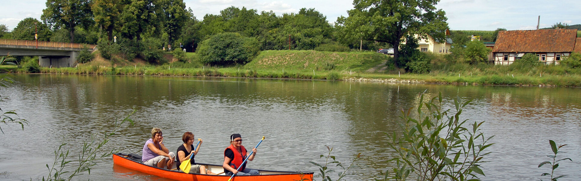 Kanu fahren bei Mihla
