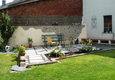Ferienwohnung Alte Schmiede, Terrasse