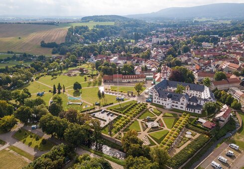 Luftbild Schloss Ehrenstein