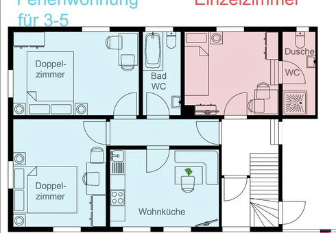 große Ferienwohnung