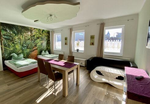 Blick in ein Appartement