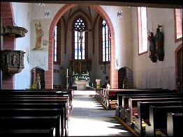 Blick in die Katholische Stadtpfarrkirche
