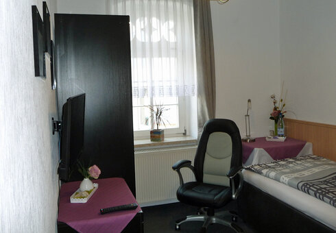 Blick in ein Einzelzimmer